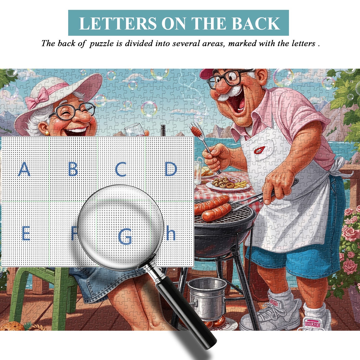 Grandma & Gramp BBQ Jigsaw Puzzle 1000 Piece