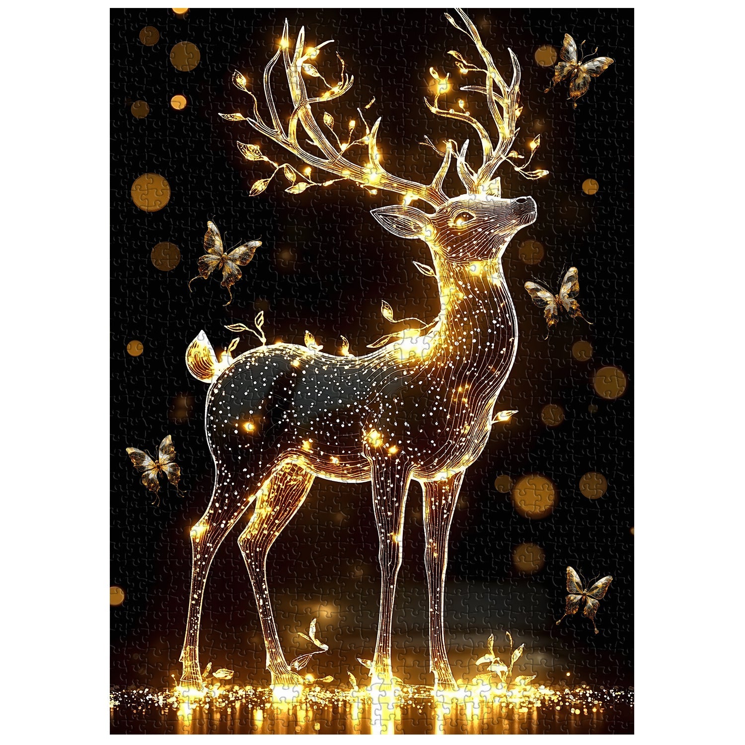 Deer of Light Jigsaw Puzzle 1000 Pieces