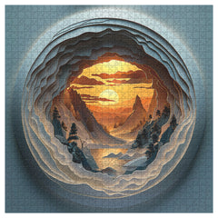 3D-Puzzle „Fantasielandschaft“ 1000 Teile
