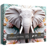 Graceful Elephant Jigsaw Puzzle 1000 Pieces