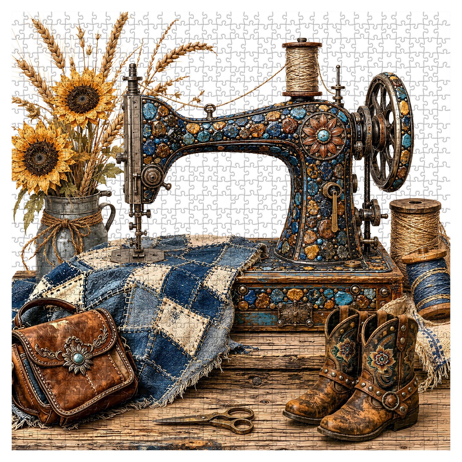 Western Stitch Craft Jigsaw Puzzle 1000 Piece