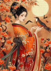 Lady In Moonlight Jigsaw Puzzle 1000 Pieces
