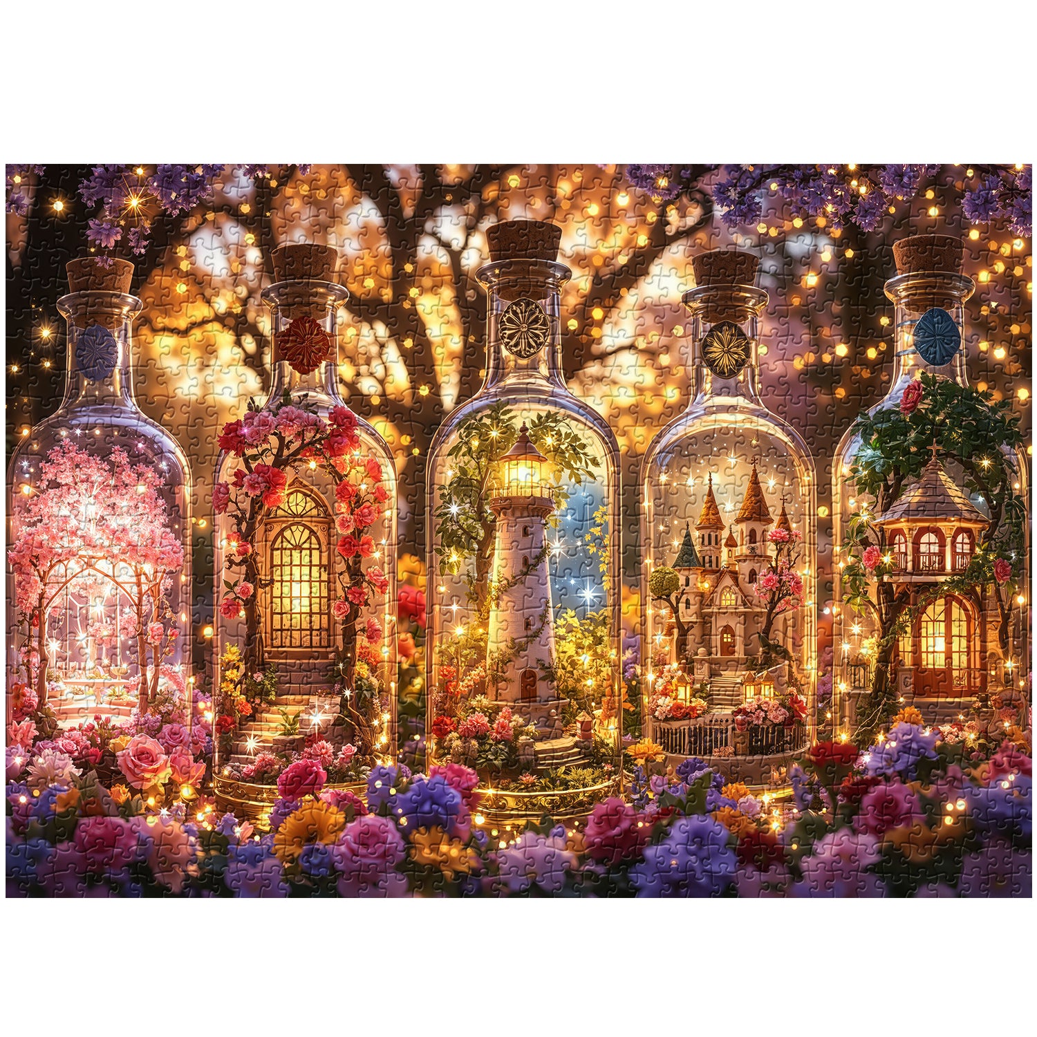 Enchanted Jars of Light Jigsaw Puzzle 1000 Pieces
