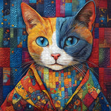 Patchwork Cat Jigsaw Puzzles 1000 Pieces