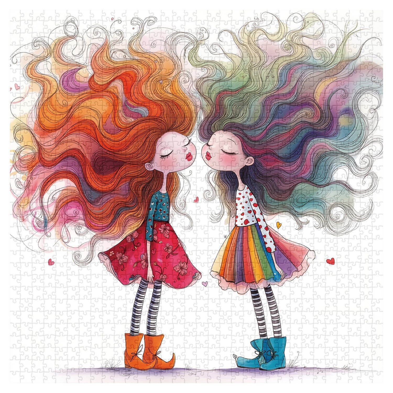 Dreaming Girls Jigsaw Puzzle 1000 Pieces