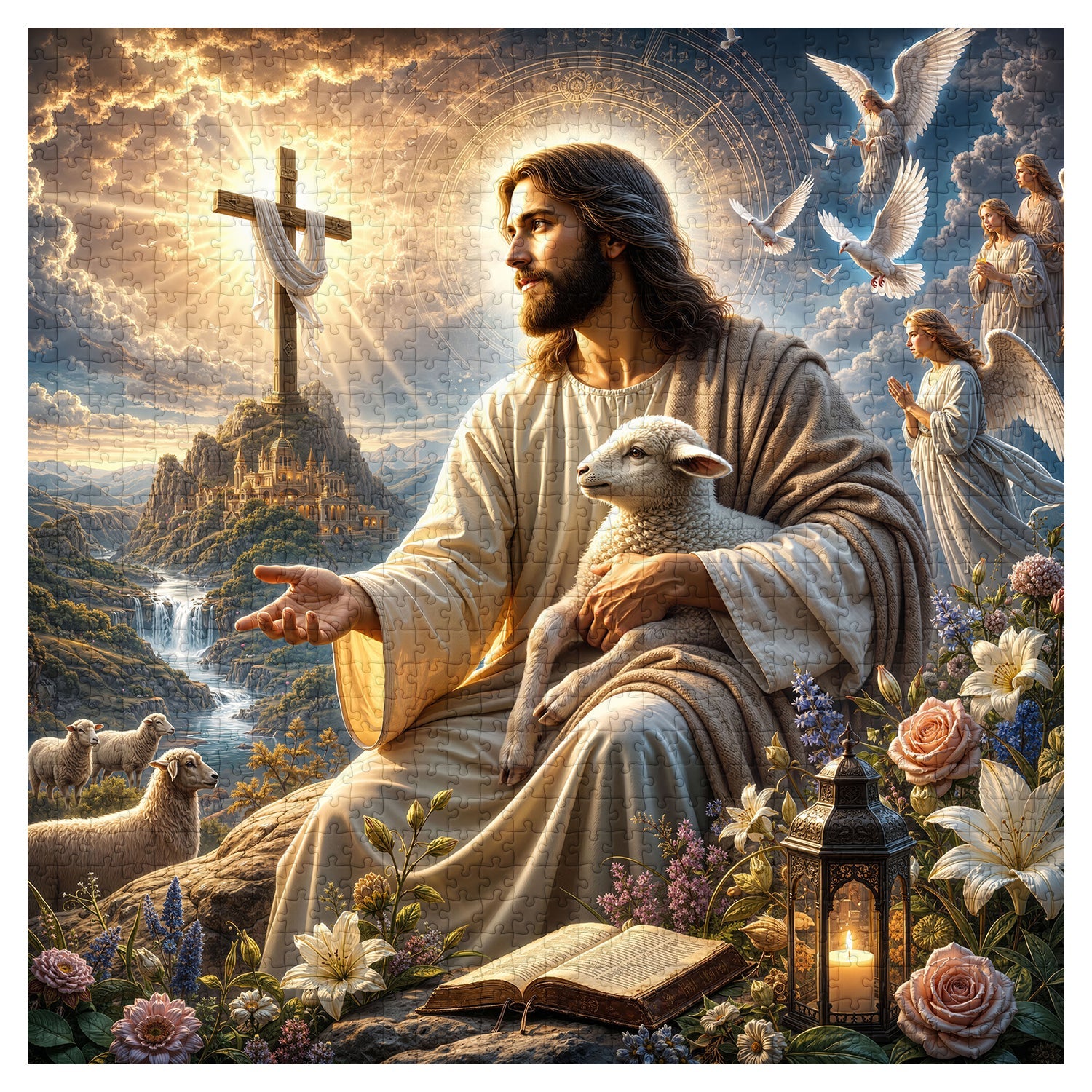 Sacred Radiance Jigsaw Puzzle 1000 Piece