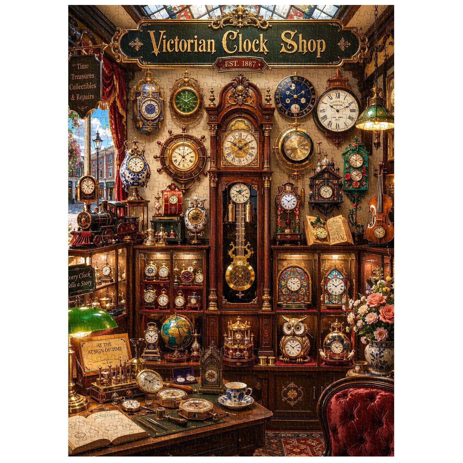 Epoch Clock Studio Jigsaw Puzzle 1000 Piece
