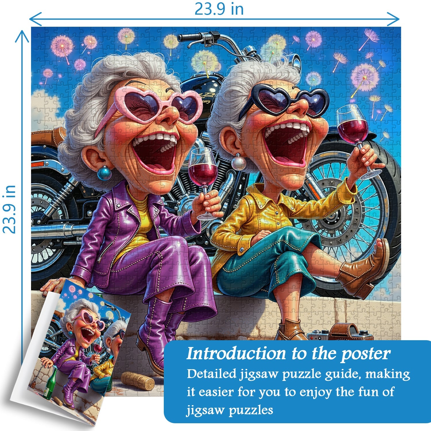 Granny’s Joyride Jigsaw Puzzle 1000 Piece