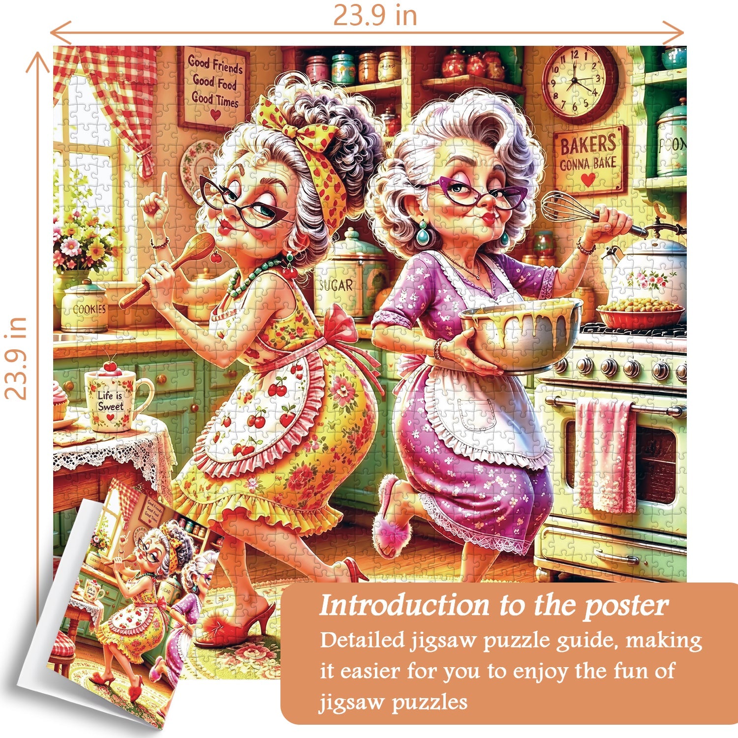 Baking Friends Jigsaw Puzzle 1000 Piece