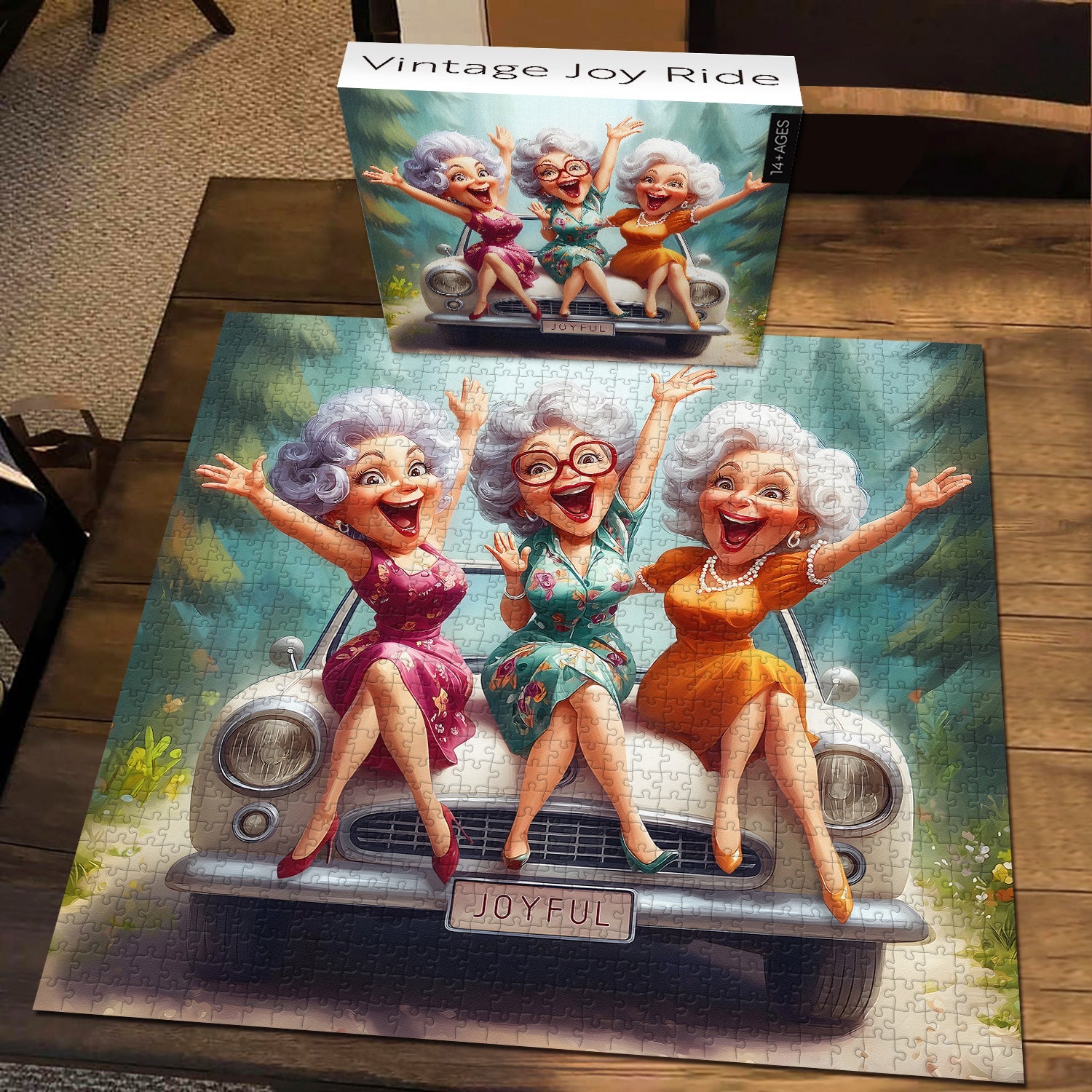 Vintage Joy Ride Jigsaw Puzzle 1000 Pieces