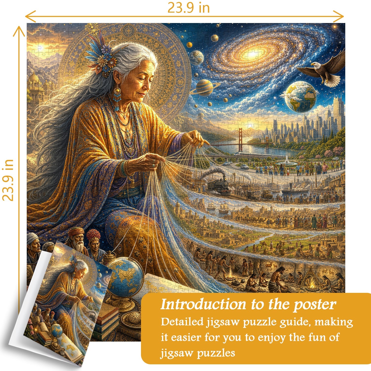 Weaver of Ages Jigsaw Puzzle 1000 Piece