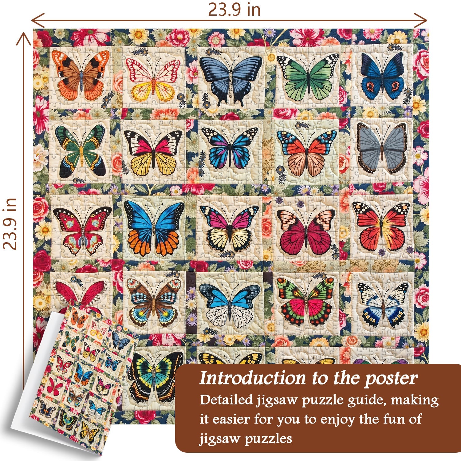 Butterfly Specimens Jigsaw Puzzle 1000 Pieces