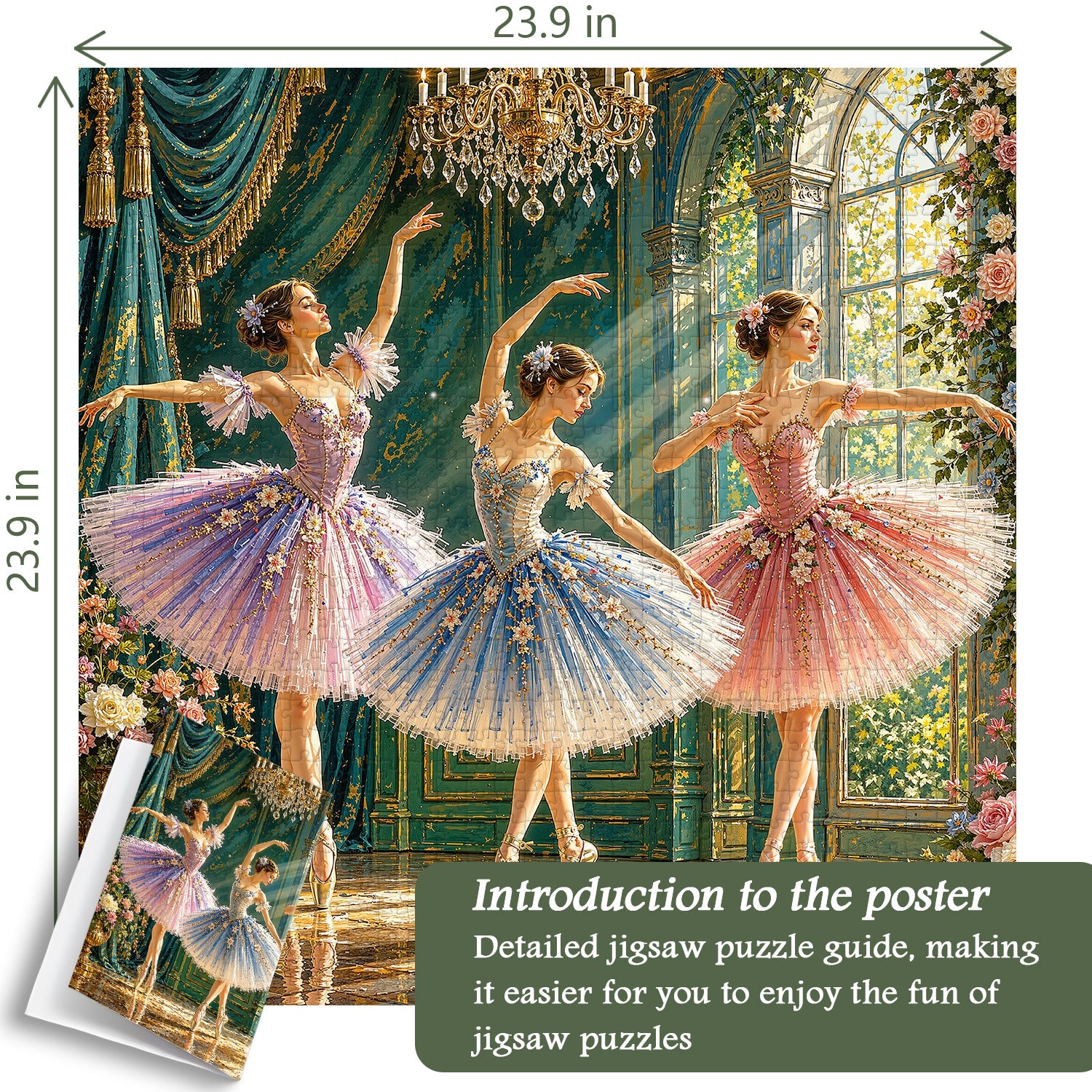 Ballet Glow Jigsaw Puzzle 1000 Piece