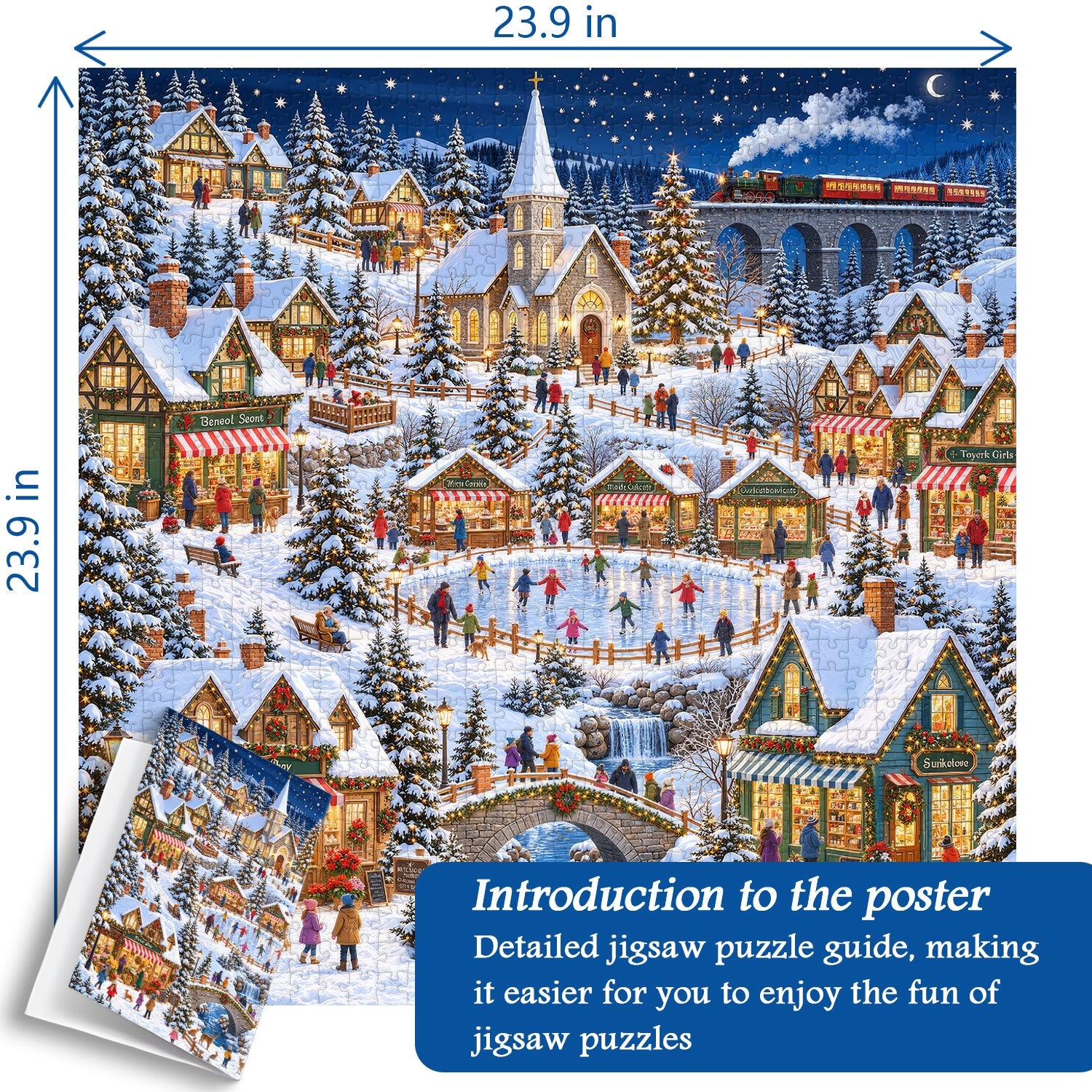 Winter Fest Jigsaw  Puzzle 1000 Piece