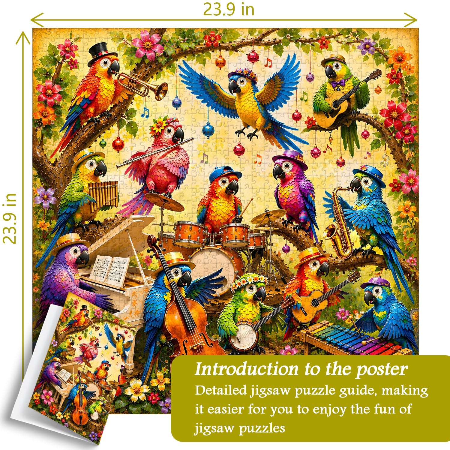Parrot Jam Jigsaw Puzzle 1000 Piece