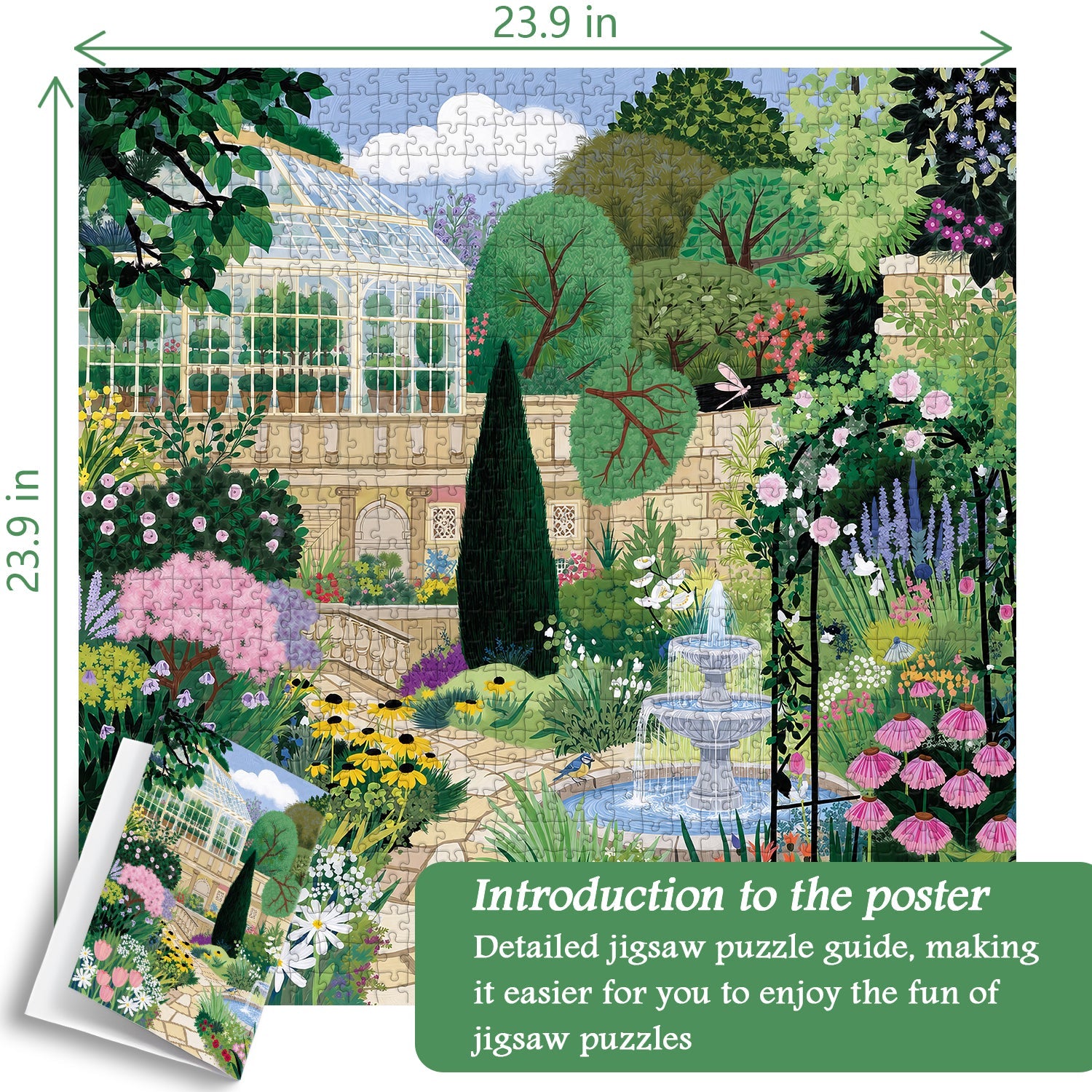 Secret Garden Retreat Jigsaw Puzzle 1000 Piece