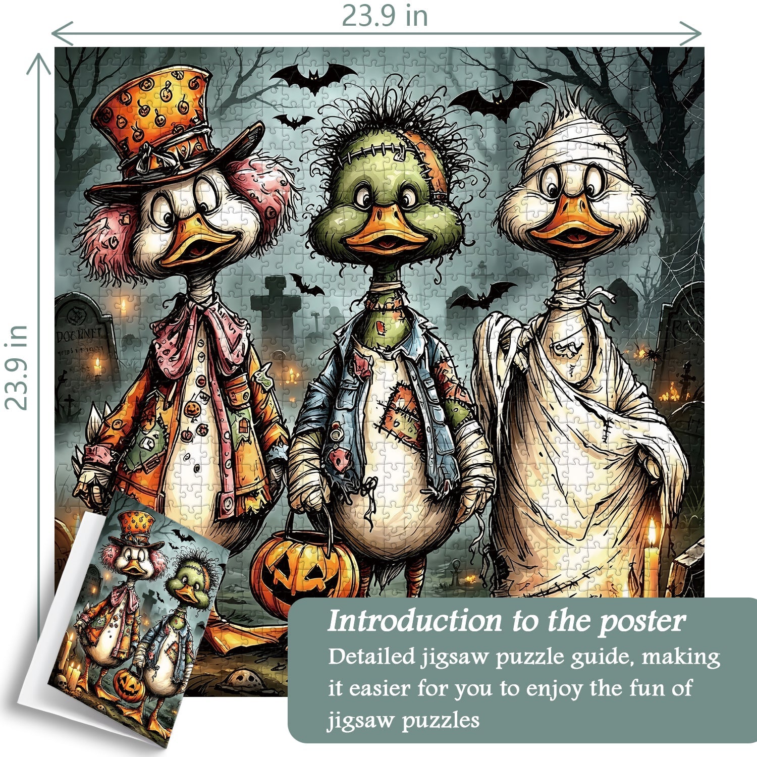 Macabre Ducks Jigsaw Puzzle 1000 Pieces