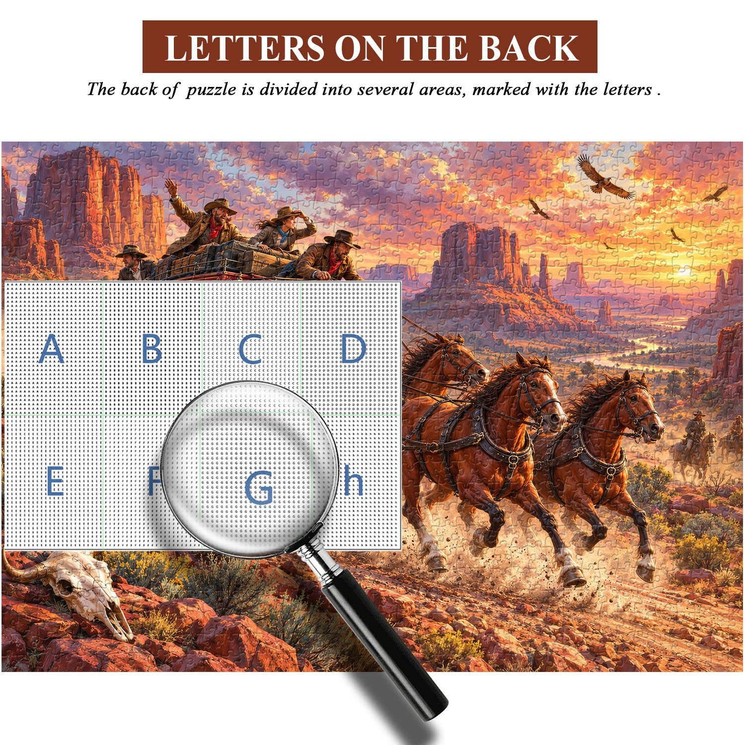 Wild West Journey Jigsaw Puzzle 1000 Piece
