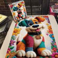 Patchwork Pup Jigsaw Puzzle 1000 Pieces