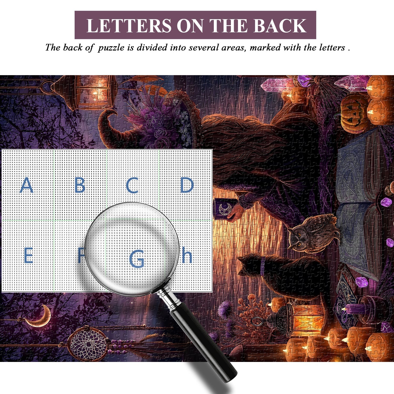 Moonlit Witch Jigsaw Puzzle 1000 Pieces