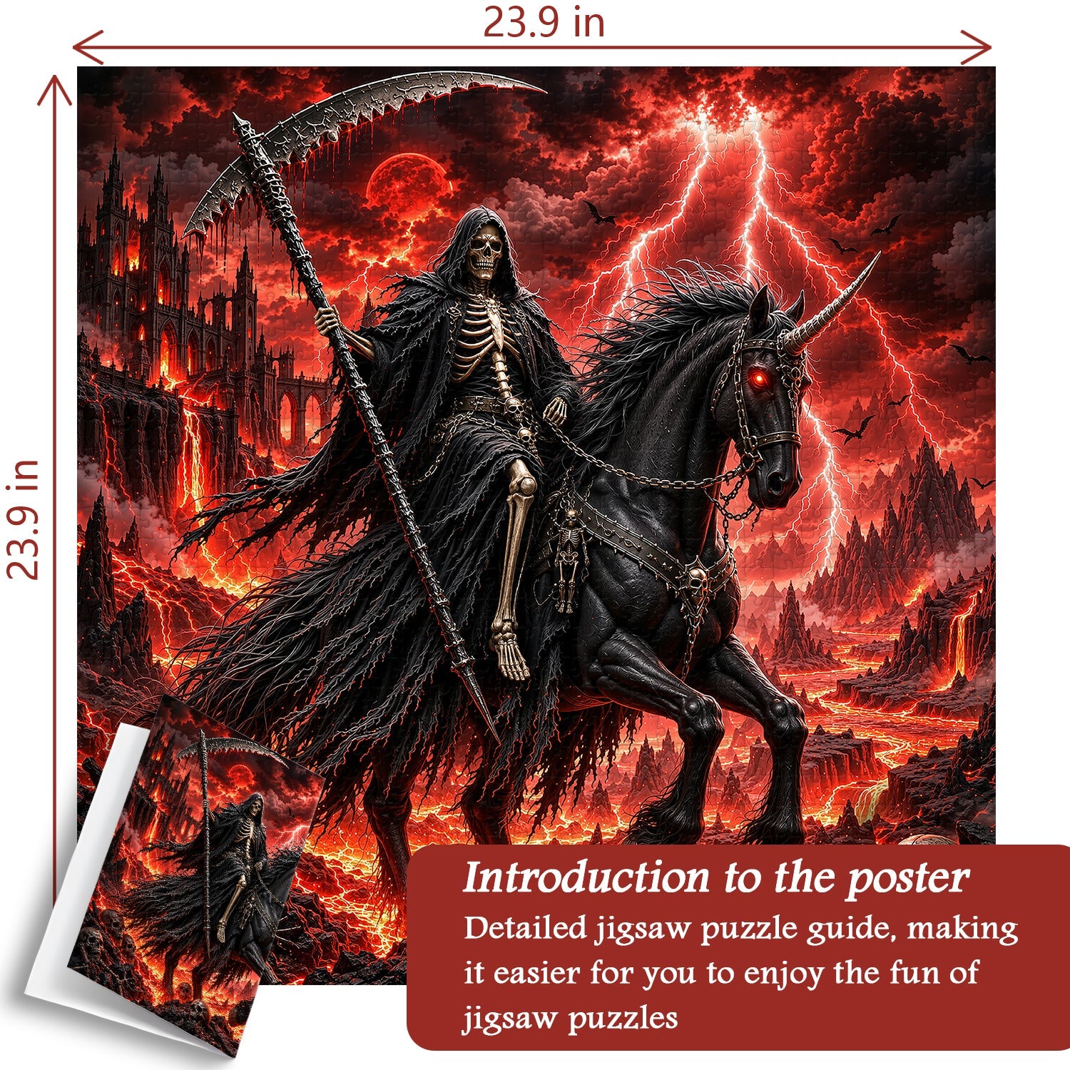 Hell Rider Jigsaw Puzzle 1000 Piece