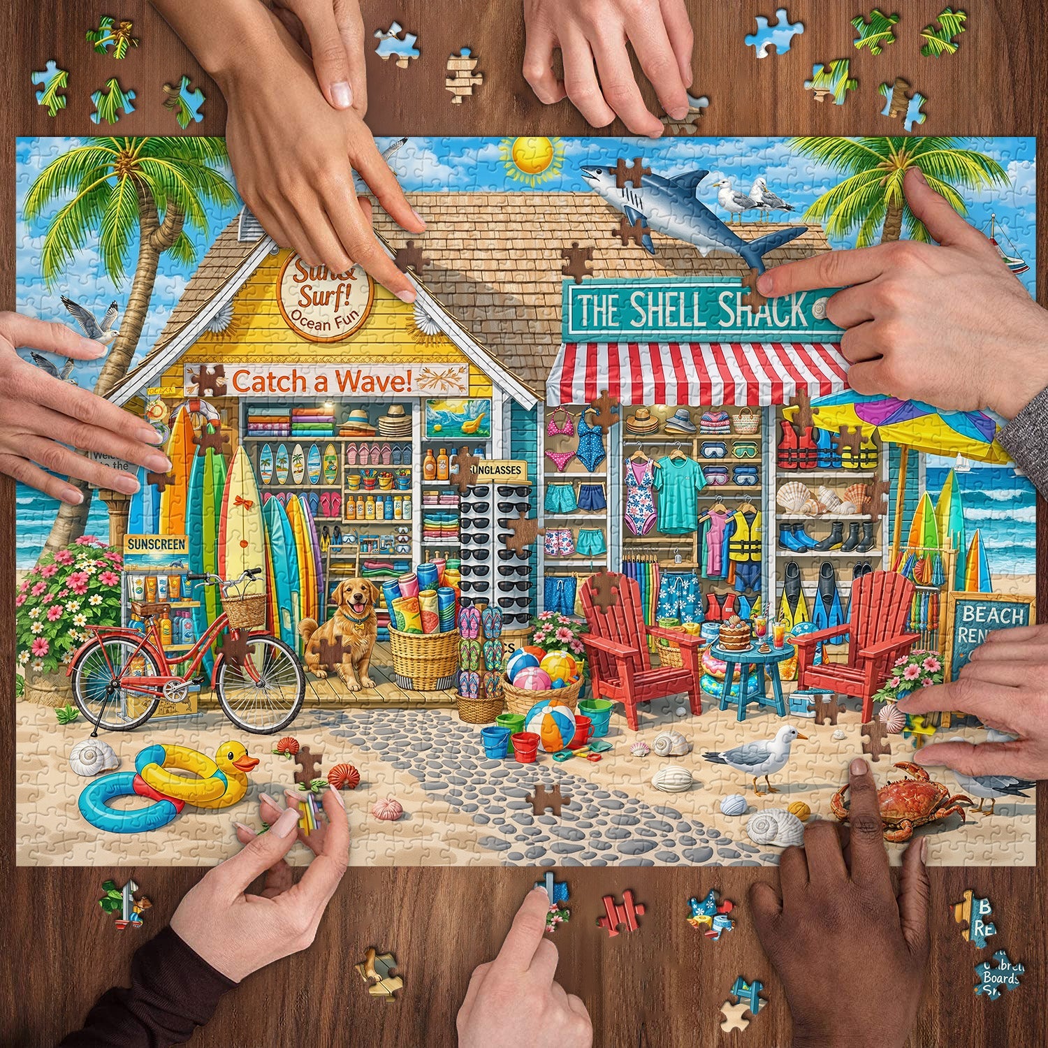 Shoreline Shop Puzzle de 1000 pièces