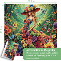 Crowned by Blossoms Jigsaw Puzzle 1000 Pieces