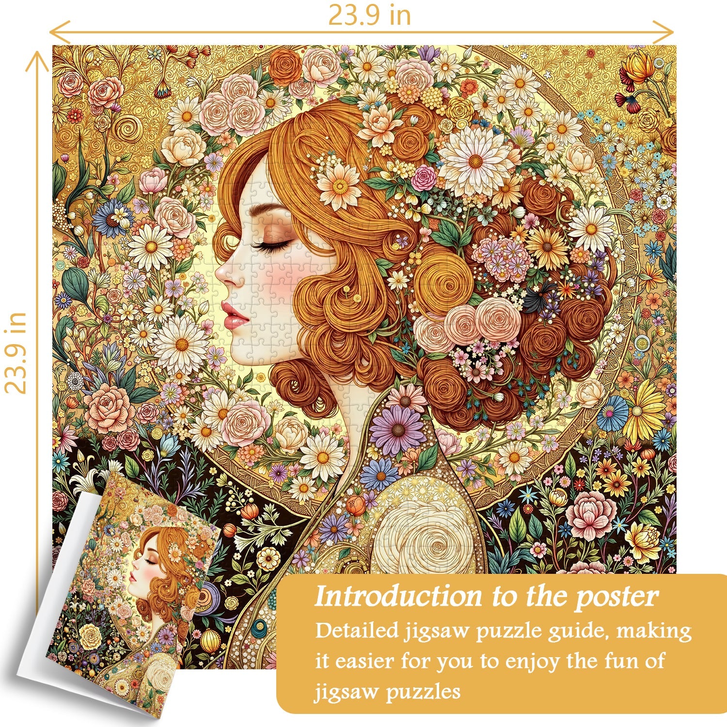 Countess of Blooms Jigsaw Puzzle 1000 Piece