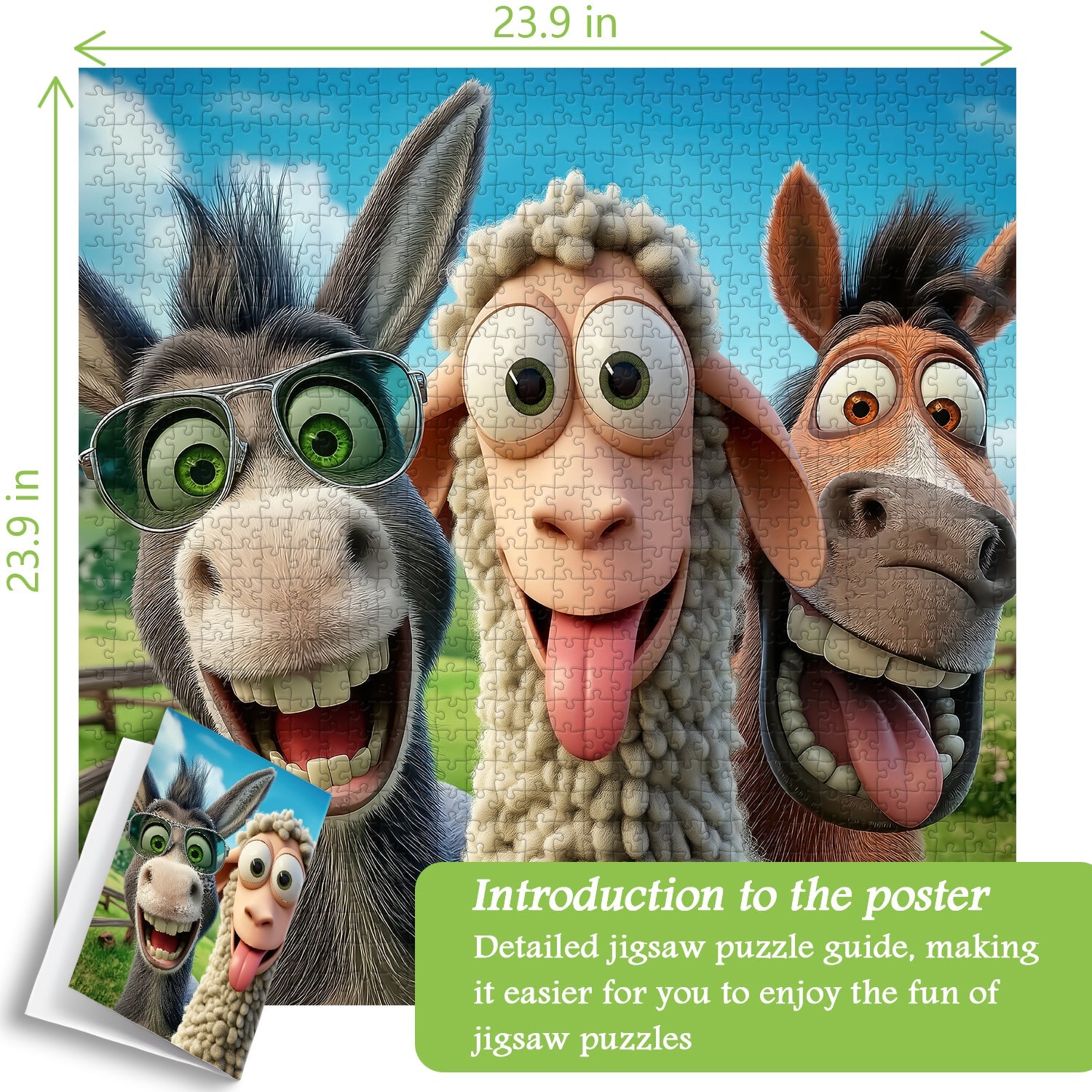 Laughing Ranch Jigsaw Puzzle 1000 Pieces