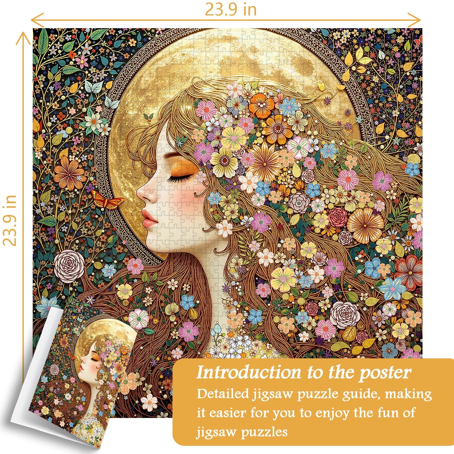 Wildflower Muse Jigsaw Puzzle 1000 Piece