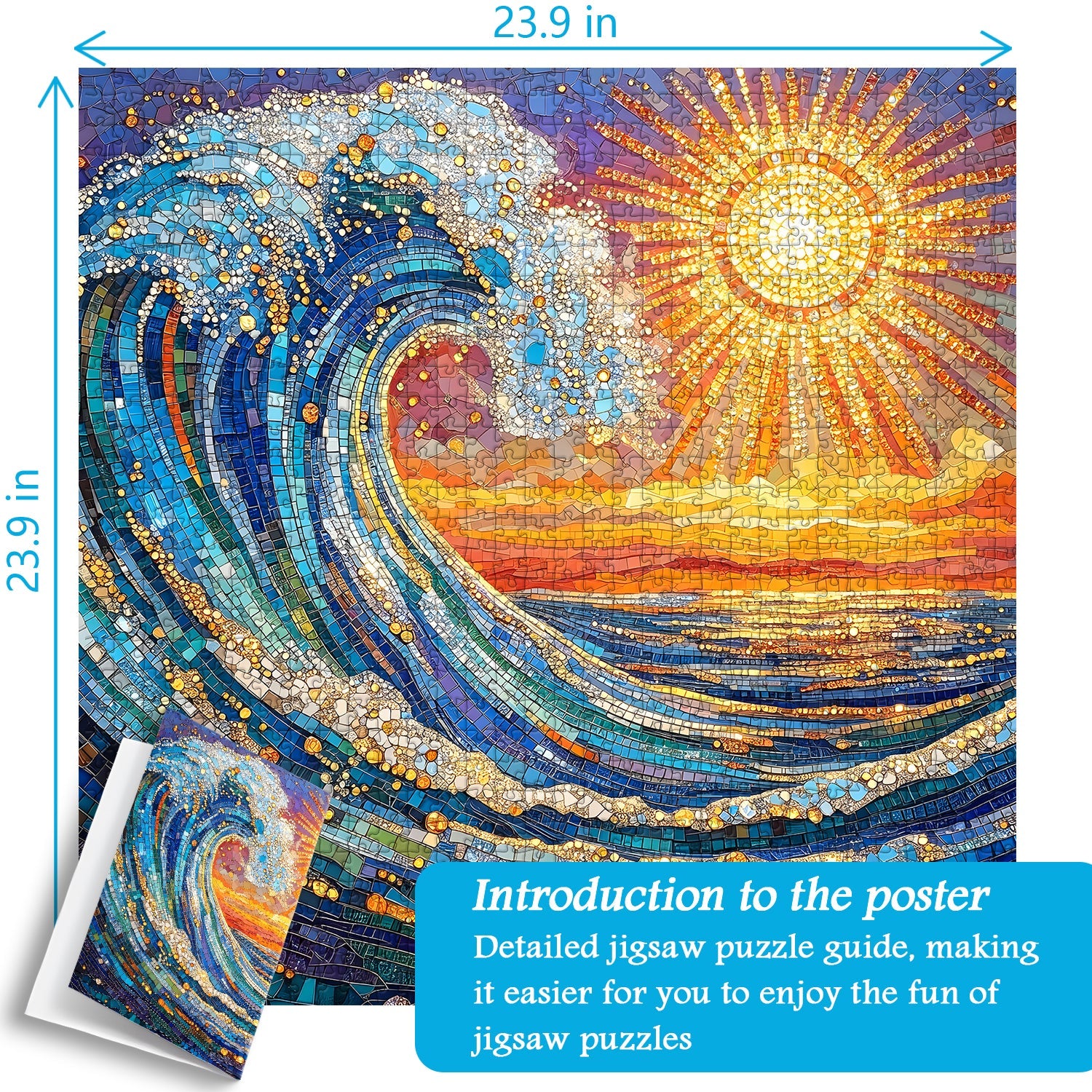 Sunshine and Waves Jigsaw Puzzle 1000 Pieces