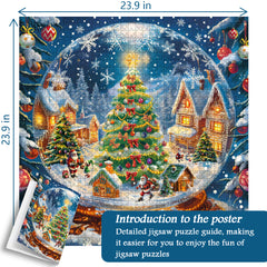 Christmas Crystal Ball Jigsaw Puzzle 1000 Piece