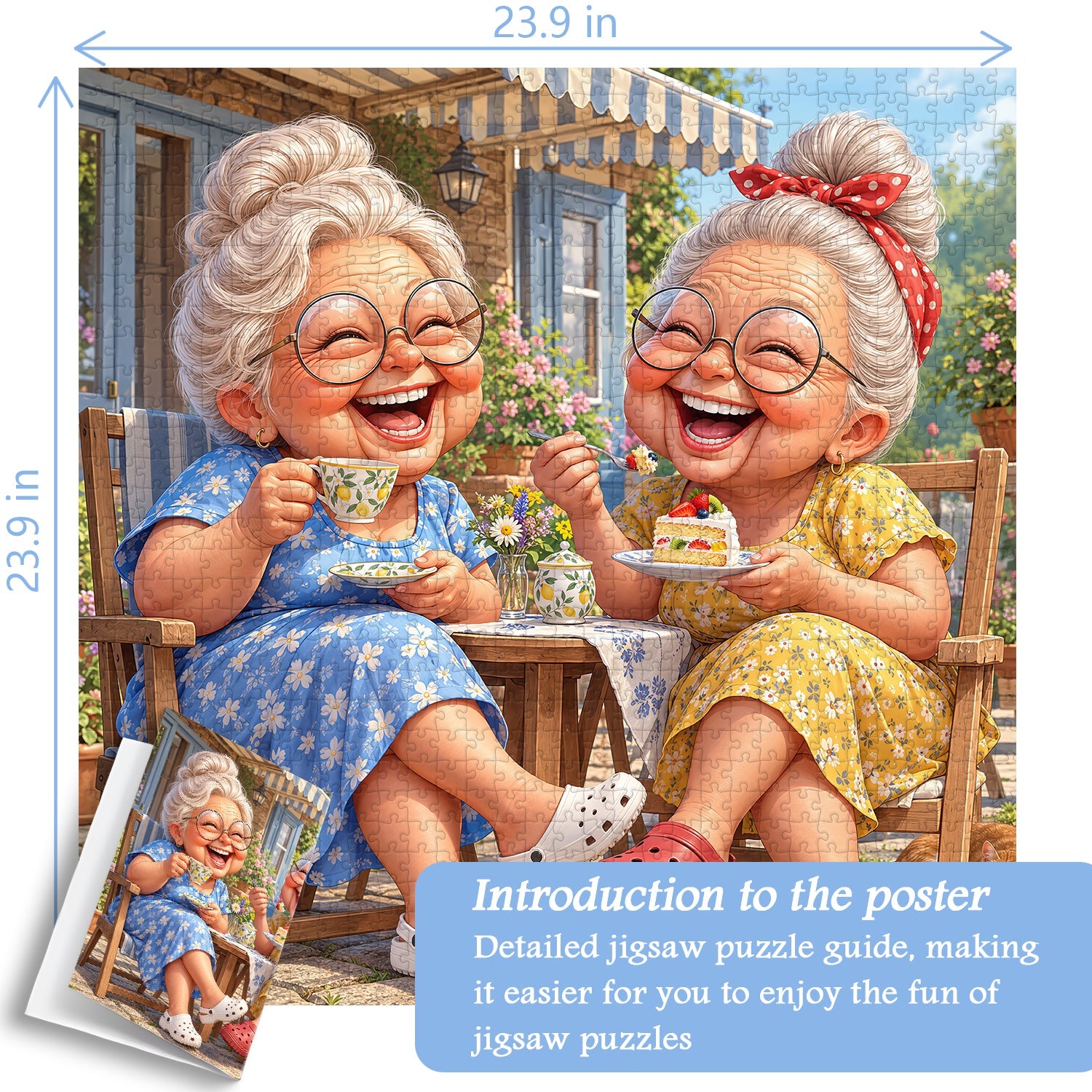 Joyful Grannies Jigsaw Puzzle 1000 Piece
