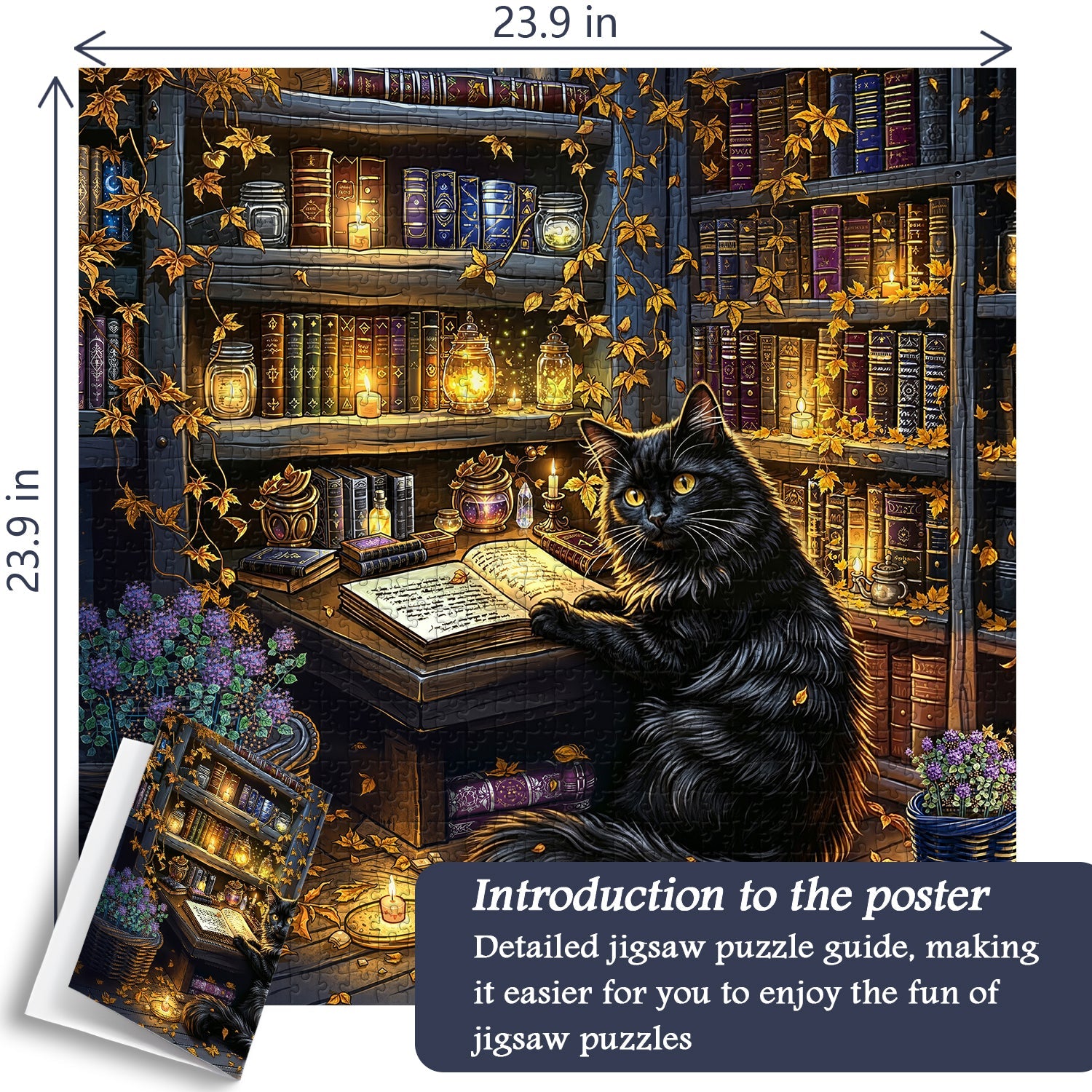 Nocturnal Scholar Jigsaw Puzzle 1000 Piece