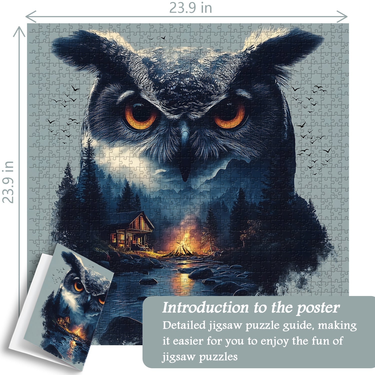 Forest Owl Jigsaw Puzzle 1000 Piece