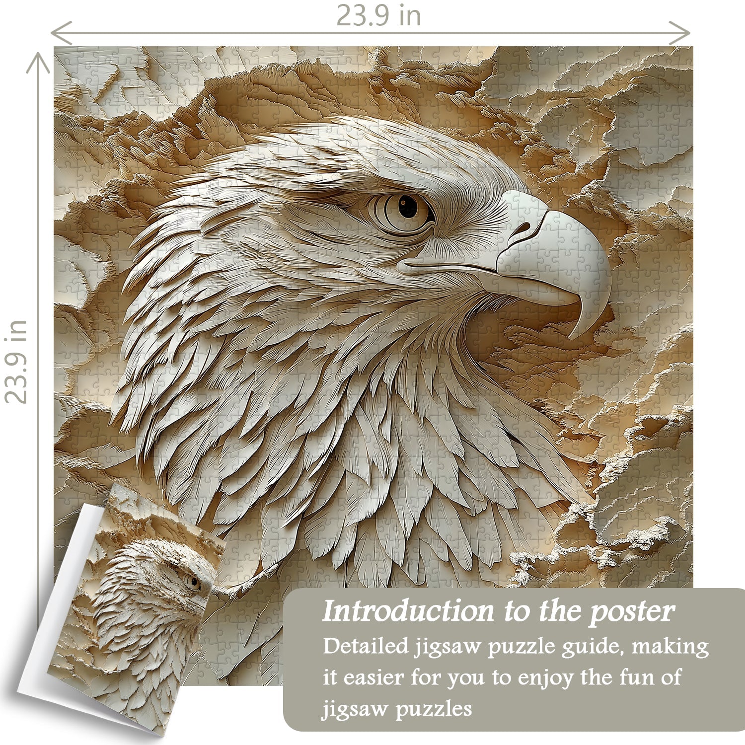 Paper Eagle Jigsaw Puzzle 1000 Pieces