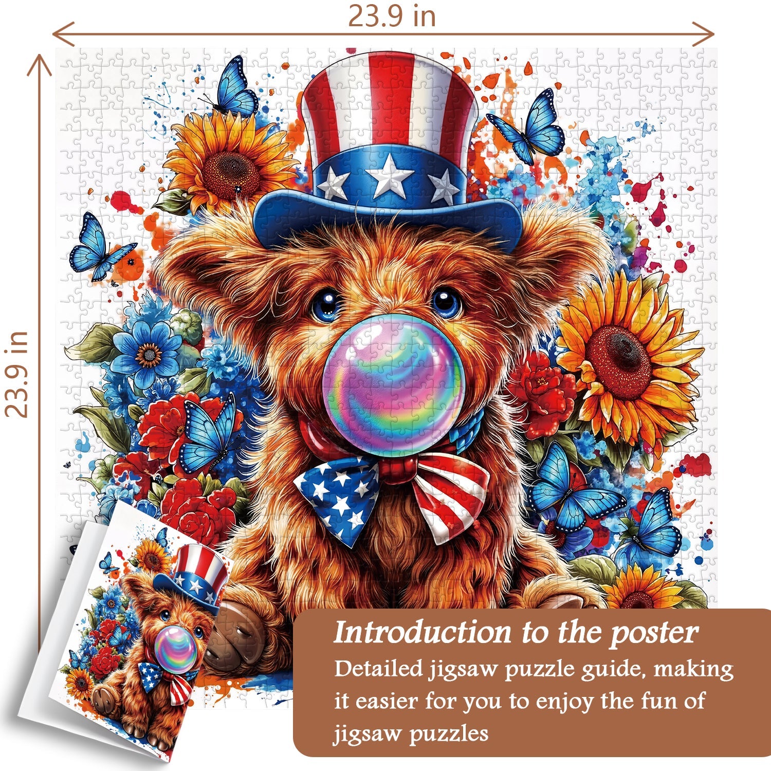 Patriotic Bubbles Jigsaw Puzzle 1000 Pieces