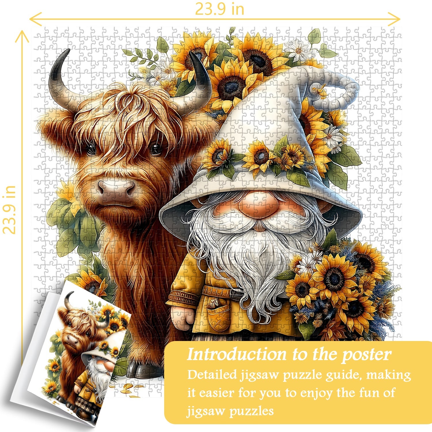 Gnome & Calf Jigsaw Puzzle 1000 Pieces