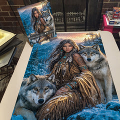 Winter Wolf Soul Jigsaw Puzzle 1000 Piece