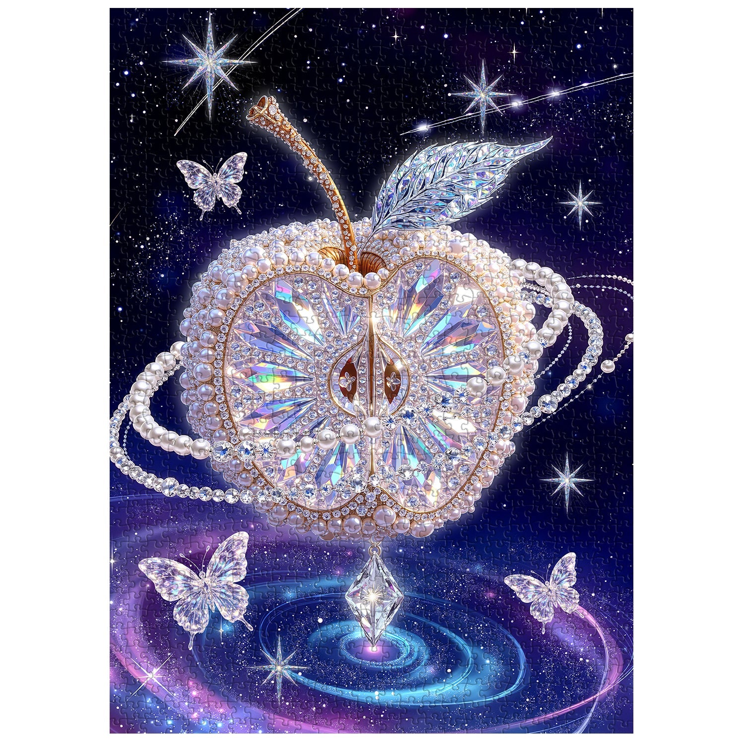 Crystal Galaxy Fruit Jigsaw Puzzle 1000 Pieces