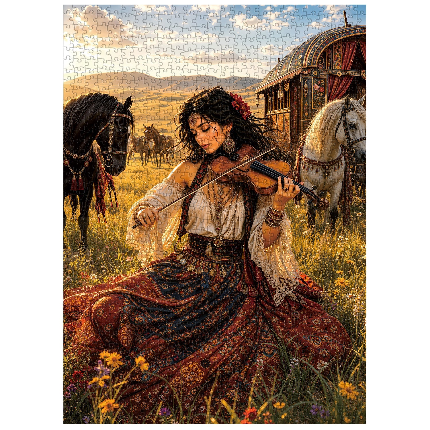 Twilight Fiddler Jigsaw Puzzle 1000 Piece