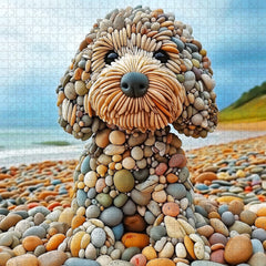 Strandwächterhund-Puzzle 1000 Teile