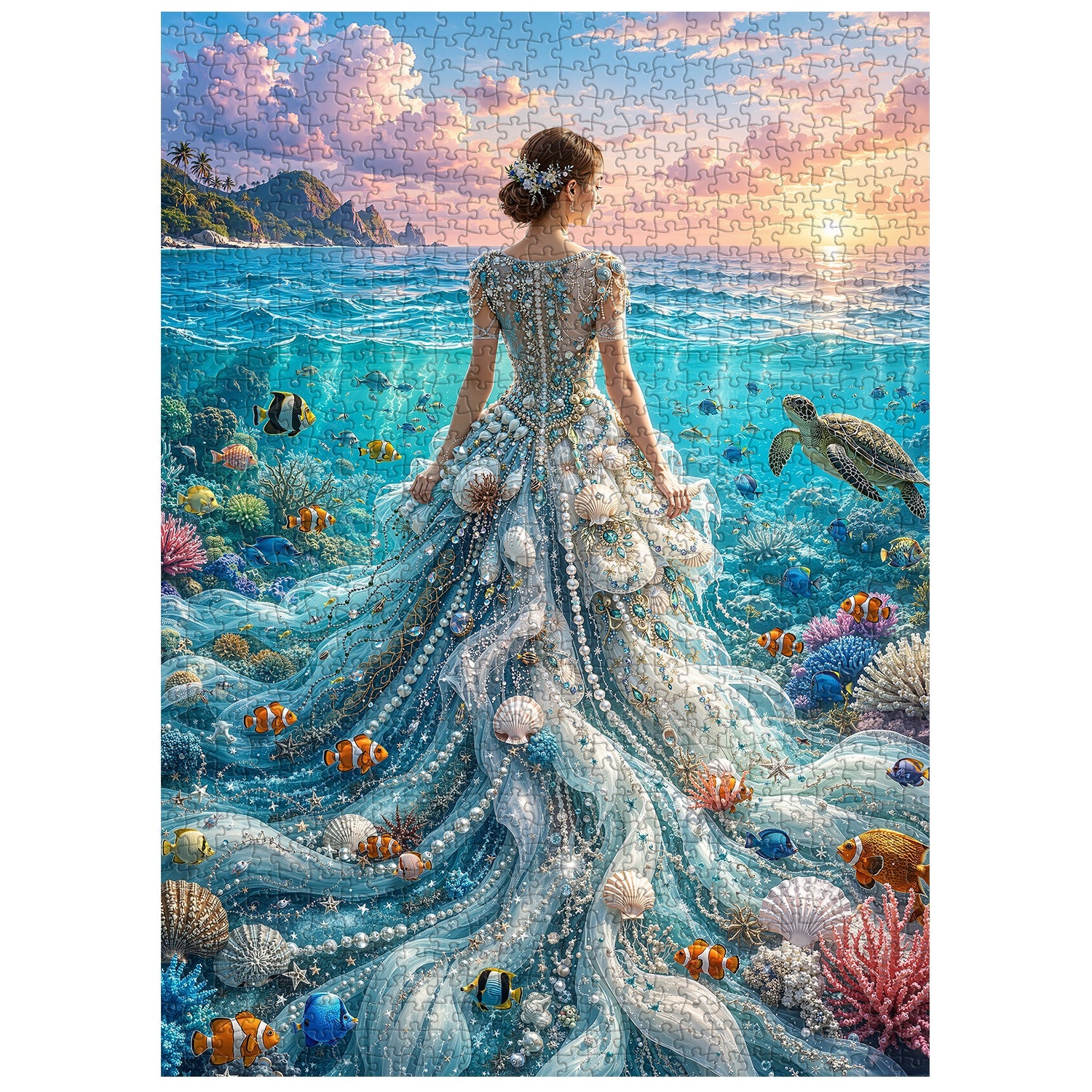 Tidal Skirt Jigsaw Puzzle 1000 Pieces