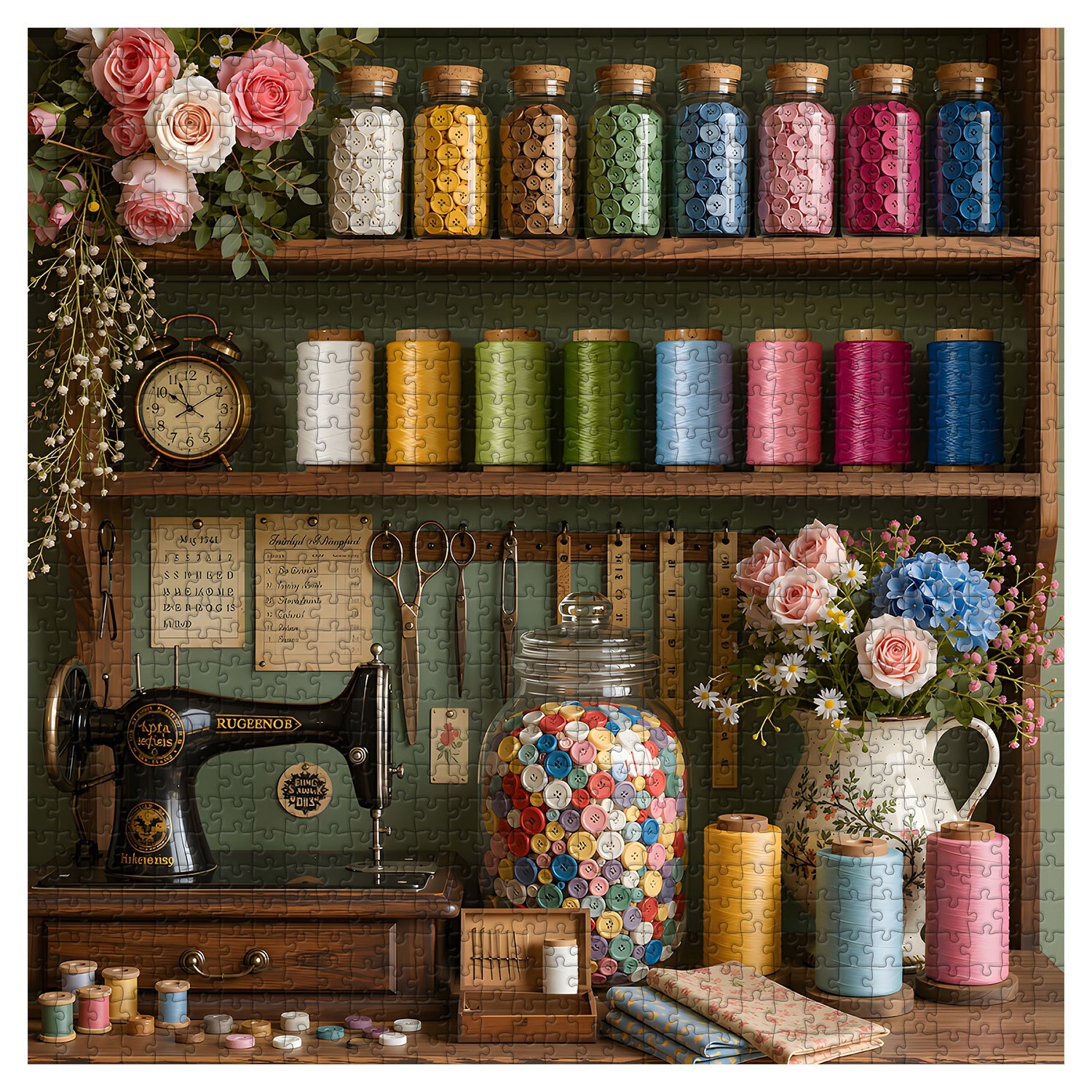 Artisan Buttons Jigsaw Puzzle 1000 Piece