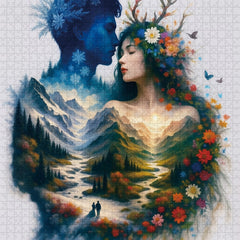 Bloom And Frost Jigsaw Puzzle 1000 Pieces