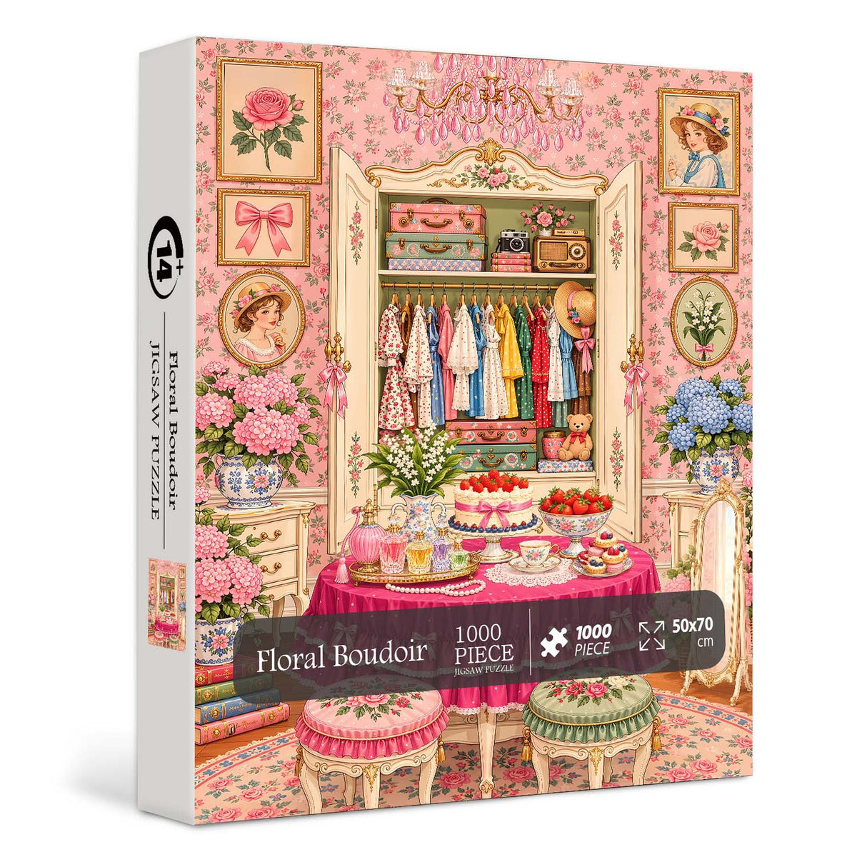 Floral Boudoir Jigsaw  Puzzle 1000 Piece