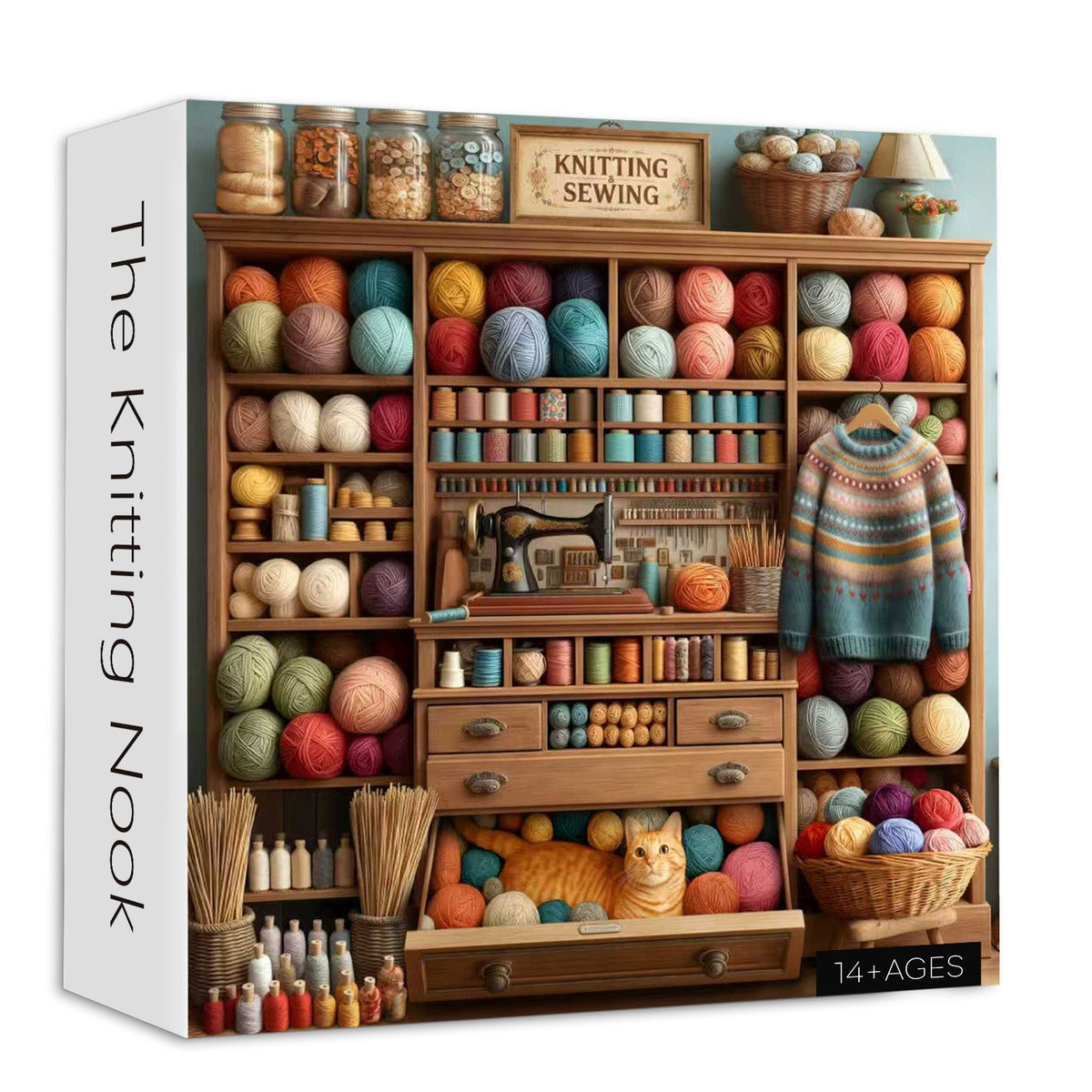 The Knitting Nook Jigsaw Puzzle 1000 Pieces