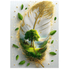 Feather Oasis Jigsaw Puzzle 1000 Pieces