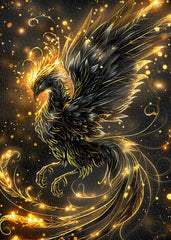 Golden Phoenix Jigsaw Puzzle 1000 Piece