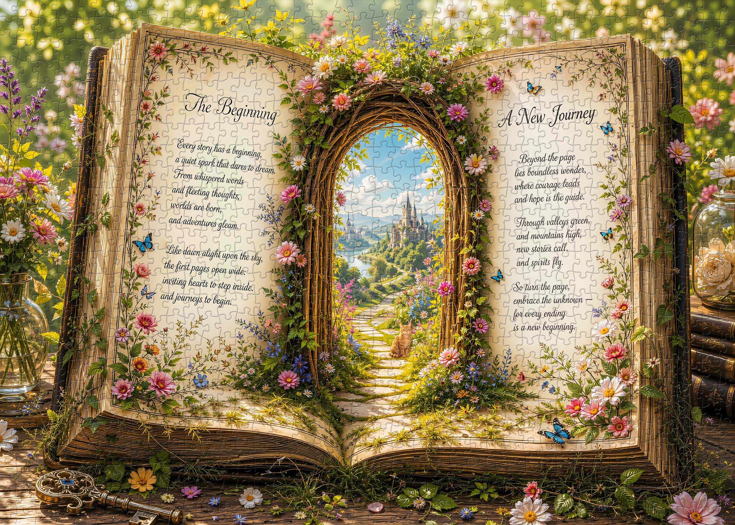 Page Wonderland Jigsaw Puzzle 1000 Piece